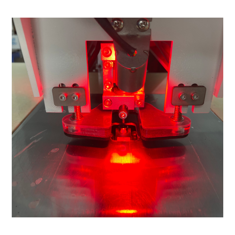 Semi-auto CCD Guide Hole Punching Machine with SKD11/61 Quenched Punch Die, 1 Million Cycles Life, and Φ1－Φ5mm Hole Diameter for Stainless Steel Nameplates