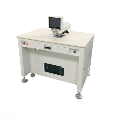 SLTZ15 Semi-Auto Ccd Guide Hole Punching Machine For Signs Nameplates Aluminum Sheets