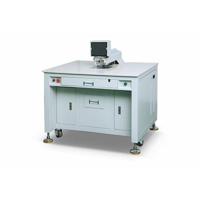 Semi-auto CCD Hole Punching Machine For Stainless Steel Aluminum Nameplates